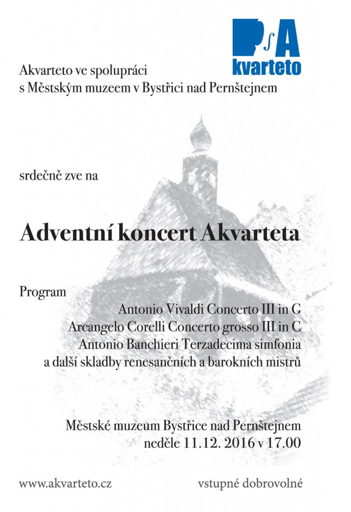 Adventní koncert Akvarteta