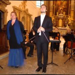 Paní Martina Macko a pan Ondřej Kunovský na koncertu Akvarteta