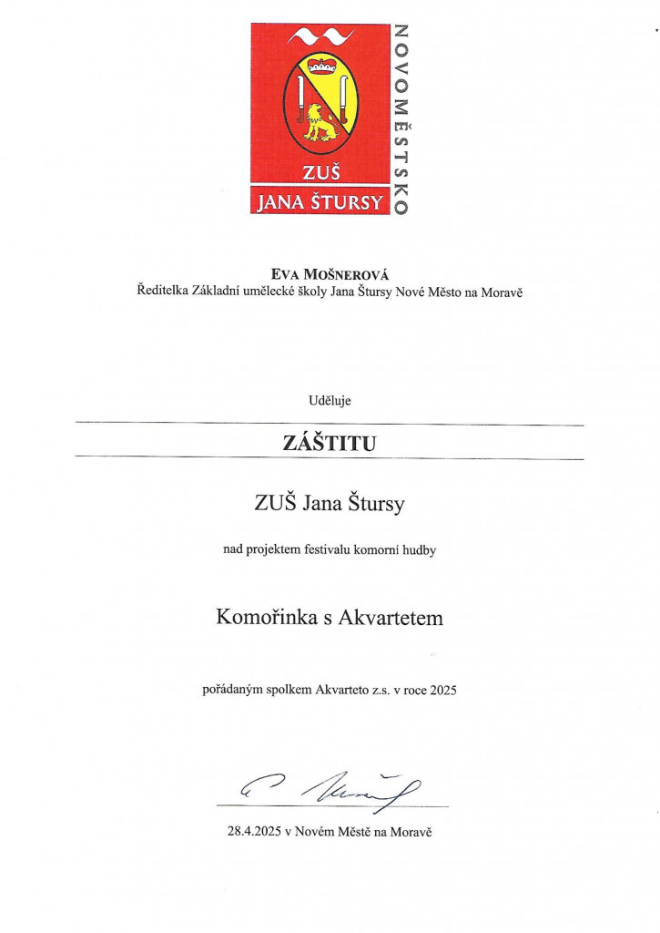záštitaPodepsaná